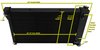CC369-BLK All-Aluminum Radiator for Select 1967-1972 Chevrolet & GMC Trucks [Black] - image 4