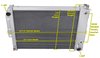 CC370B All-Aluminum Radiator for 1967-1969 Chevy Camaro & Pontiac Firebird [3/4 in. Tubes] - image 4