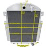 All-Aluminum Radiator 1937-1938 Chevy, For V8 Engine Conversions - image 4