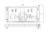 CC391 All-Aluminum Radiator for 1988-1993 Chevy C/K Series Trucks, 1500, 2500, 3500 6.2L Diesel - image 1