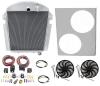 CC3940CH All-Aluminum Radiator System Kit for 1939-1940 Chevy 1/2, 3/4, & 1-Ton Pickup Truck [V8 Conversion] - image 1