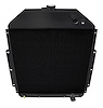 CC4252-LS-BLK GM LS Conversion/Dual-Pass Radiator for 1942-47 Ford 1/2, 3/4, 1-Ton Trucks, 1948-52 Ford F1, F2, F3 Truck [Black] - image 1