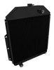 CC4252FD-BLK All-Aluminum Radiator for 1942-1952 Ford Truck w/ Factory Ford [Black] - image 2