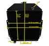 CC4252FD-BLK All-Aluminum Radiator for 1942-1952 Ford Truck w/ Factory Ford [Black] - image 4