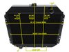 3-Row Aluminum Radiator 1968-1979 Ford F-Series Pickup Truck V8, 1978-1979 Ford Bronco V8, Semi-Gloss Black Finish - image 4