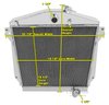 All-Aluminum Radiator 1943-1949 Chevrolet - image 4