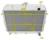 All-Aluminum Radiator 1971-1974 Toyota Corolla - image 4