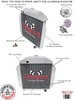 All-Aluminum Radiator Select 1949-1951 Ford Vehicles 3.7L - image 3