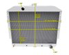 All-Aluminum Radiator 1949-1951 Mercury - image 4