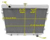 All-Aluminum Radiator 1973-1974 Charger, Coronet, Road Runner - image 4