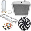 Aluminum Radiator System 1955-1959 Chevy Truck Includes: - image 1