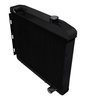 CC57L6-BLK All-Aluminum Radiator 1957 Chevy Bel Air, Del Ray, Nomad, 150-Series, 210-Series 3.8L L6 [Black] - image 2