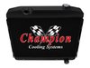CC57L6-BLK All-Aluminum Radiator 1957 Chevy Bel Air, Del Ray, Nomad, 150-Series, 210-Series 3.8L L6 [Black] - image 4