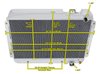CC6465 All Aluminum Radiator for 1964-1965 Chevrolet Chevelle, El-Camino, & Malibu With V8 - image 4