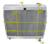 CC7071 All-Aluminum Radiator for Select 1966-1971 Jeep Vehicles - image 4