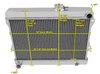 All-Aluminum Radiator 1972-9175 Jensen Healey - image 4