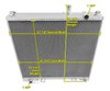 All Aluminum Radiator 2004-2014 for Nissan Titan - image 4