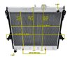 Replacement 1-Row Aluminum Radiator Fits Select 2006-2012 Chevy Colorado, GMC Canyon, Hummer H3/H3T V8 [Auto Transmission Only] - image 4