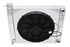 CS6770DP Custom Shop Dual Pass Radiator Module for 1967-1970 Ford Mustang - image 1