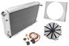 Radiator with Shroud and Fan Control Kit 1973-1993 Ford Mustang - image 1