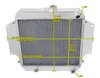 All-Aluminum Radiator 1986-1988 Suzuki Samurai - image 4