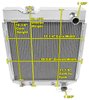 EC259 All-Aluminum Radiator for Select 1960-1966 Ford & Mercury Vehicles - image 4