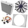 Radiator with Shroud and Fan Control Kit 1967-1970 Mustang & Cougar - image 1