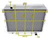 All-Aluminum Radiator 1970-1974 Mopar (26" Core) - image 4