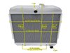 All-Aluminum Radiator 1955-1957 Chevrolet Car with V8 Mount - image 4