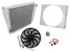 EC522 All-Aluminum 2-Row Radiator Kit for 1966-1977 Ford Bronco w/Ford V8 Hose Configuration - image 1