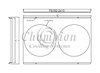 FS162-2X13 Aluminum Fan Shroud for 1965-1988 Chevy/GMC Cars, Trucks, SUVs - image 2