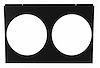 FS162-2x13-BLK Aluminum Fan Shroud for 1965-1988 Chevy/GMC Cars, Trucks, SUVs [Black] - image 1