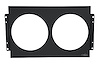 FS289-BLK Aluminum Fan Shroud for 1963-1968 Chevy Bel Air, Biscayne, Caprice, Impala [Black] - image 1