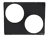 FS370/412-BLK Aluminum Fan Shroud for 1967-1974 Chevy Camaro, Nova, Pontiac Firebird, Ventura, 1973-1974 Olds Omega [Black] - image 1