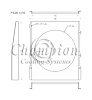 FS38-1X16 Aluminum Fan Shroud for CC38-6 Aluminum Radiator & (1) 16 in. Fan - image 1