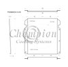 FS3940CH-1X16 Aluminum Fan Shroud for CC3940CH Aluminum Radiator & (1) 16 in. Fan - image 2