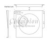  FS4754-1X16 Aluminum Fan Shroud for 1947-1954 GMC Trucks - image 2