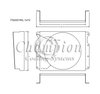 FS4851WL1X16 Aluminum Fan Shroud for 1948-1951 Jeep Willys - image 2