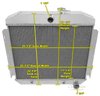MC5056 All-Aluminum Radiator 1955-1956 Chevrolet Bel-Air with Straight 6 cyl. Engine - image 4