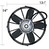 Paddle-Blade Electric Cooling Fan Size: 13" - image 2