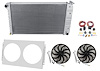 ST161K All-Aluminum Radiator Kit for Select 1963-1990 GM Fullsize V6/V8 Models [Natural Finish]