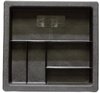 5-Pocket Black Plastic Tool Box Tray - image 3