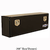 Top Mount Box Black Powder Coated Steel