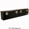 Top Mount Box Black Powder Coated Steel - image 1