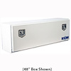 Top Mount Box White Powder Coated Steel