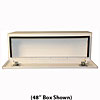 Top Mount Box White Powder Coated Steel - image 3