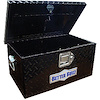 ATV Tool Box Black Powder Coated Aluminum Diamond Plate