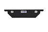73210285 Crown Aluminum Low Profile Slimline Narrow Wedge Cut Crossover Saddle Truck Box [Gloss Black Finish]