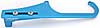 Adjustable Throttle Cable Bracket - Blue Fits 4500 Series Dominator with Morse Style 33-C Cable - image 2