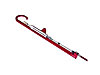 Adjustable Throttle Cable Bracket - Red Fits 4500 Series Dominator with Morse Style 33-C Cable and In-Line Throttle Control - image 1